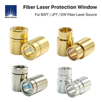 Nuevo Grupo de Lentes Protectoras con Conector de Salida QBH para Láser de Fibra OEM BWT GW JPT, Tapa Protectora de Lente Láser para Cabezal de Corte Láser