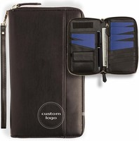 Porte-documents multicouche multifonctionnel de voyage, étanche, organiseur de fichiers, porte-clés, housse de sac, sac de passeport tendance pour homme