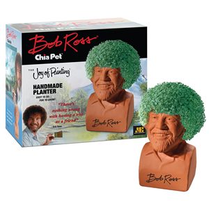 Pot de fleurs décoratif Chia Pet <span class=keywords><strong>Bob</strong></span> <span class=keywords><strong>Ross</strong></span>, facile à réaliser et amusant à cultiver, cadeau original, parfait pour toutes les occasions - Product Image 1