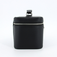 Sac de rangement pour maquillage en cuir de grande capacité, logo personnalisé, PU, cosmétique imperméable, pour trousse de beauté, pour voyage, style féminin