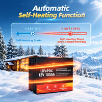 Batterie LiFePO4 empilable de qualité supérieure 12V 24V 100Ah 200Ah, plus de 6000 cycles, système de stockage d'énergie solaire domestique à décharge profonde au lithium