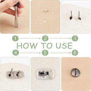 Sets Bag Strap Connector Buckles Colors Purse Suspension Clasp Round Metal Side <b>Clip</b> Buckle Handbag Chain <b>Ring</b> Clasp Hardware Fa - Product Image 2