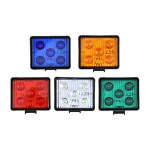 Dc 24v led strobe cảnh báo ánh sáng xe lưới tản nhiệt nhấp nháy ánh sáng xe tải đèn hiệu nguy hiểm khẩn cấp giao thông ánh sáng led khẩn cấp đèn