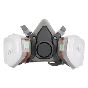 UT 6200 Set masker debu industri perlindungan langsung dari pabrik mudah dibersihkan cat semprot khusus keamanan masker wajah debu - Product Image 6