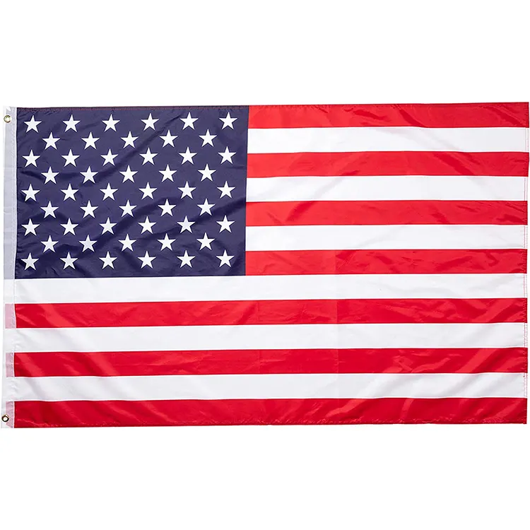 48H Delivery 3x5 ft American USA Flag Longest Lasting US Flag Made from Polyester printed Stars for Outdoors USA Flag