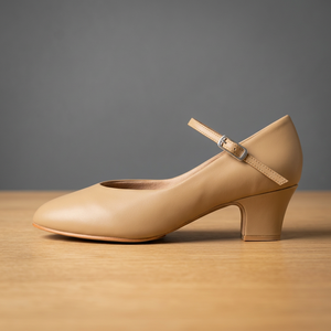Chaussures de danse latine professionnelles à bride cheville pour femmes, talons pour Salsa, Tango, Flamenco, en daim et caoutchouc, faible MOQ, OEM, ODM - Product Image 4