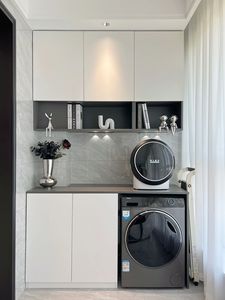 Jingshun bespoke เฟอร์นิเจอร์วิลล่าตู้เครื่องซักผ้าเฟอร์นิเจอร์บิวท์อินฟรีออกแบบตามสั่งโรงงานให้คำปรึกษา enf - Product Image 4