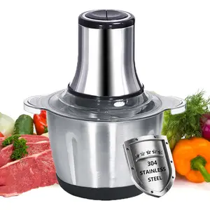 2l 3l household automatic stainless steel food processor multifunctional meat chopper powerful electric meat grinder