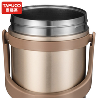 Récipient alimentaire double paroi 304SS Isolation thermique Boîte à lunch en acier inoxydable Flacons sous vide