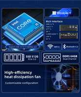 All-in-One Computer for Gamers Core I7 and I9 LCD Display Complete Computer Hardware & Software