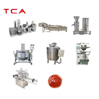 Tca Tomatenpuree Ketchup Machine Automatische Ketchup Productielijn Complete Ketchup Verwerkingslijn