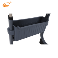 Ensemble de mobilier scolaire durable et réglable avec bureau et chaise pour étudiants, hauteur réglable, avec tiroir, pour projets scolaires