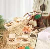 Jouets en bois de lapin de haute qualité renforcés à vendre, jeu de puzzle pour petits animaux cache-cache, distributeur
