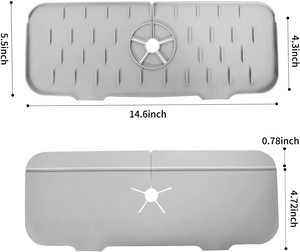 Alfombrilla plegable de TPE para grifo, desechable, antisalpicaduras, impermeable, a prueba de fugas, para fregadero de cocina, baño y aseo - Product Image 5