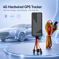 Mini Rastreador GPS para Auto J16 4G LTE WiFi a Prueba de Agua con Localizador Cableado Integrado, Rastreo en Tiempo Real para Autos/Camiones, Garantía de 1 Año