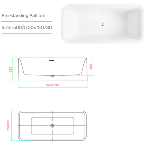 Baignoire d'angle autoportante moderne en acrylique blanc de 150 cm, style asiatique, portable, avec fonction de trempage et drain pour salle de bain - Product Image 4
