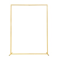 Arche de mariage en fer forgé pour l'exportation, support de ballons, personnalisable pour extérieur et pelouse, hauteur 2m/1.5m, fabricant direct