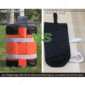 ABCCANOPY 2020 New Super Heavy Duty Premium Instant Shelters <strong>Weight</strong> <strong>Bags</strong> (55 Lbs/<strong>Bag</strong>) - Set of 4 Sandbags - Product Image 5