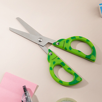 Ciseaux pour enfants en acier inoxydable de haute qualité, écologiques, avec poignées TPR, mini-ciseaux de coupe, pour l'école, les enfants, bricolage, couleur personnalisée