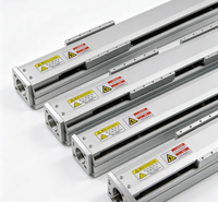 Actionneur linéaire à vis à billes CNC KHMOS HYS100-L10-BC-S, moteur, charge 50 kg, course 1000 mm, double rail de guidage, roulement antirouille