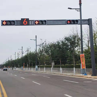 Bâtons lumineux LED universels, pôle d'avertissement de circulation, pour la sécurité sur route