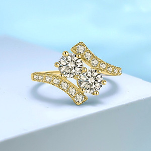 Anello Geometrico Elegante Regolabile, Design Minimalista, Gioielli da Donna alla Moda, per Uso Quotidiano, Regalo Chic - Product Image 2