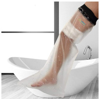 Vente en gros de couvre-jambes Bandage protecteur de plaie pour douche, natation, protection en plâtre imperméable à l'eau