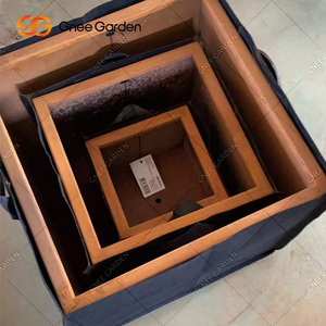 Pot de fleur en métal direct personnalisé boîte à plantes en acier corten jardin pots de plantes en acier corten jardinière de fleurs - Product Image 4