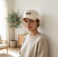 Cappello Militare Personalizzato in Cotone Lavato con Logo Ricamato e Bordo Bordato, Unisex