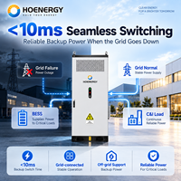 Système de stockage d'énergie solaire hybride C&I Hoenergy 125 kW 261 kWh avec refroidissement liquide