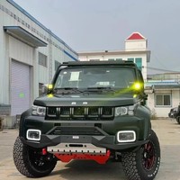 Pare-chocs avant et arrière modifiés Beijing BJ40 Honor Thunder Competition PLUS, Modification de pare-chocs avant et arrière Black Warrior