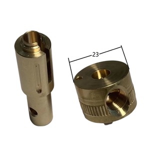 Brass Shafts And Gears For Precision Machining 32mm Max Diameter With Black Oxide Coating Customizable Parts - Product Image 3