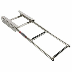 Stainless Steel Boat Ladder 2 Section With Slide Track For <b>Yacht</b> Deck Access Marine Hardware - Product Image 3