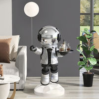 Astronaute Statue Figure Sculpture Astronaute Veilleuse Atterrissage Ornement 110 Cm Astronaute Sculpture Pour La Maison Décorations