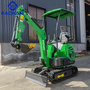 Gran potencia, microexcavadora de 1,2 toneladas, CE EPA, diésel, totalmente hidráulica, pequeña excavadora, sitio de construcción, miniexcavadora con cubo - Product Image 6