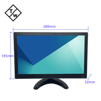 Écran Mini LED 11,6 pouces, format 16:9, résolution 1366x768, alimentation 12V DC