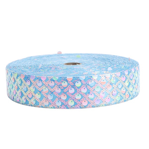 رقائق معدنية مطبوعة على شريط Grosgrain 50 ياردة/لفة - Product Image 6