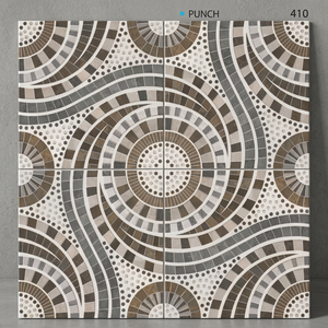 Carreaux de sol modernes en porcelaine robuste 40x40cm pour parkings, céramique pleine masse pour revêtements de sol extérieurs de centres commerciaux - Product Image 5