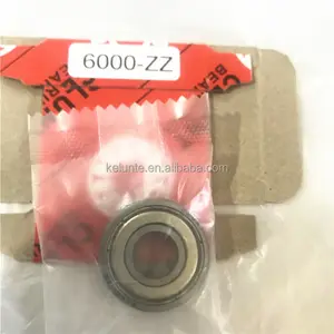 Merek Tiongkok 6000-2RS bantalan bola alur dalam 6000ZZ 6000 bearing 10x26x8mm 6000RS bantalan