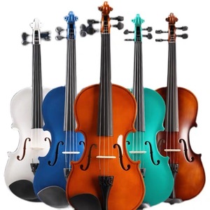<span class=keywords><strong>Violon</strong></span> acoustique artisanal en bois massif 4/4 OEM ODM avec archet et étui, <span class=keywords><strong>instrument</strong></span> à cordes pour usage familial - Product Image 2