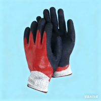 Gants de travail de sécurité N-D136 haute performance, résistants aux coupures, en HPPE 13 gauge, EN388 niveau 5, enduits de nitrile sablé, pour usage industriel