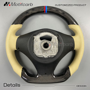 Volante de fibra de carbono personalizado para BMW 2006-2013 M3 E82 E88 E90 E91 E92 320d 330i 335i 135i 128i Coupé, mejora del interior del coche - Product Image 5