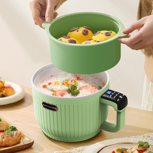 Cuiseur à <span class=keywords><strong>Riz</strong></span> Électrique Portable de 1,5 L Multifonction Hotpot Nouilles Pâtes Marmite Oeufs Poêle Soupe Ragoût Chaudière Alimentaire Vapeur - Product Image 4