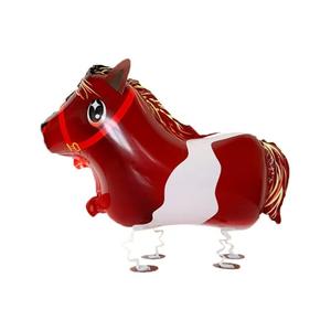 Globos de Animales Impresos en Lámina, Decoración para Fiestas de Cumpleaños, Unisex, Redondos, para Niños, Perro, Dinosaurio, Vaca, Animales de Granja - Product Image 6