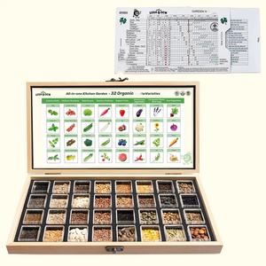 Kit DIY tout-en-un de 32 variétés pour applications intérieures et extérieures, idéal pour la pépinière domestique, petit plateau de jardinage pour la décoration - Product Image 2