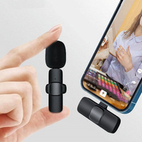 Microphone cravate sans fil portable avec connecteur Type C pour enregistrement vidéo Android/iOS, inclut un kit cravate de style bureau