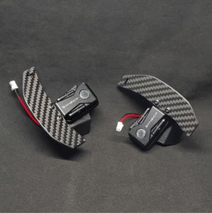 Pour VW GOLF R palettes de changement de volant en Fiber de carbone véritable magnétique remplacement palette de manette de vitesse étendue ramasse le changement de vitesse haut/bas - Product Image 4