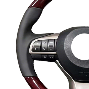 อัพเกรดพวงมาลัยหุ้มหนัง Volant สำหรับ Toyota Rav4 Highlander Harrier Reiz Fj Cruiser Alphard Yaris Corolla <span class=keywords><strong>Altis</strong></span> 2024 - Product Image 2