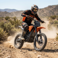 Moto électrique tout-terrain haute vitesse à suspension intégrale pour terrains accidentés et loisirs en plein air
