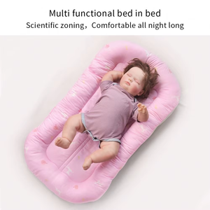 Nid de bébé écologique confortable et portable 100% coton Coussin pour nouveau-né Matelas pour nourrissons - Product Image 6